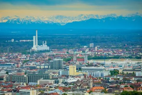 Cityscape of Munich Foto stock