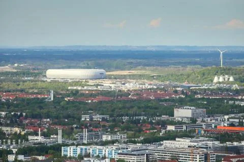 Cityscape of Munich Stock Photos