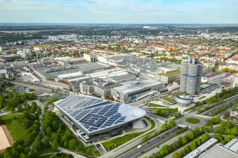 Cityscape of Munich Stock Photos