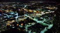 Cityscape Neon 14 Los Angeles Timelapse Light Trails HD Footage