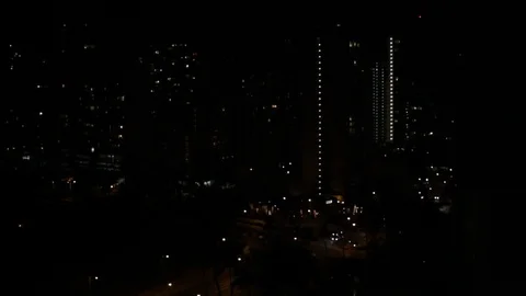 Cityscape at Night Video stock 127004323