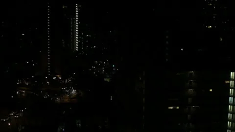 Cityscape At Night Video stock 132000664