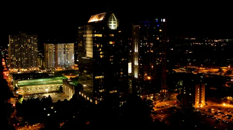 Cityscape Night Timelapse Video stock 39790590