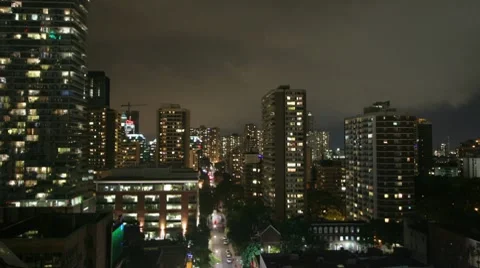 CITYSCAPE NightTime 動画素材 7733080