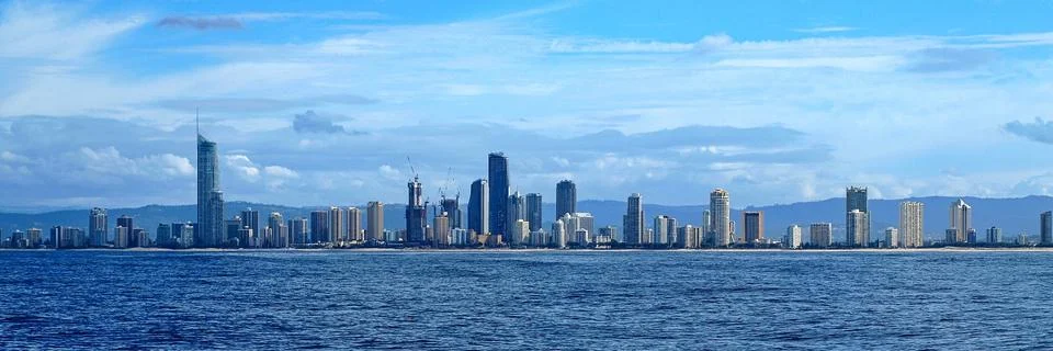 Cityscape Panorama. Stock Photos