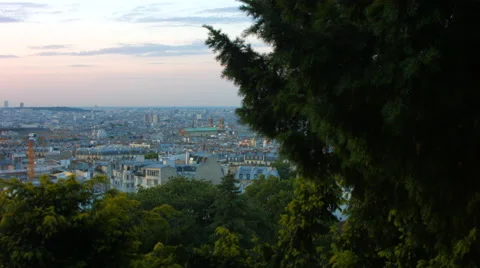 Cityscape of Paris Stock Footage 40068142