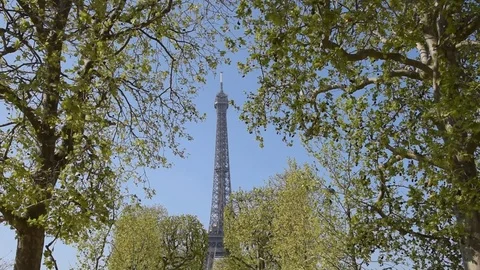 Cityscape of Paris Video stock 74397169