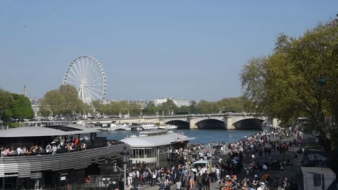 Cityscape of Paris Video stock 74397336
