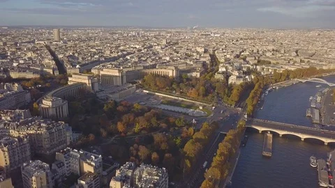 Cityscape of Paris. Stock Footage 82395104