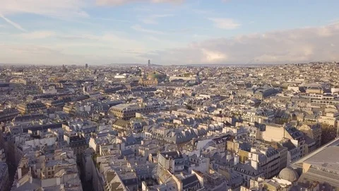 Cityscape of Paris Stock Footage 82444935