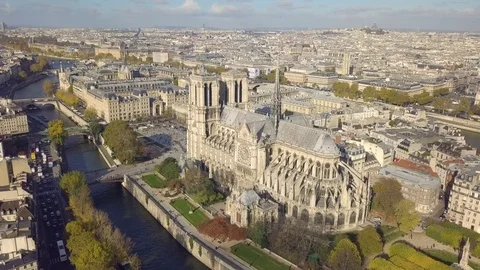 Cityscape of Paris Stock Footage 82445058