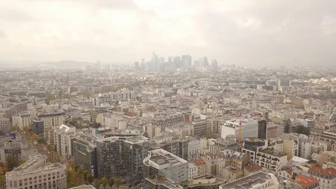 Cityscape of Paris Stock Footage 82496532