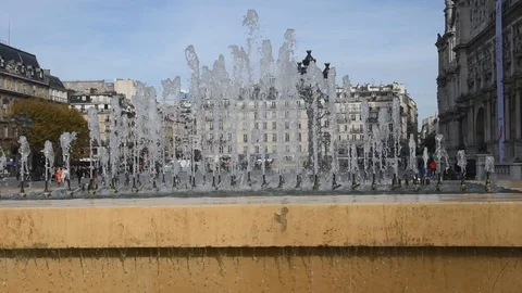 Cityscape of Paris Stock Footage 97277644