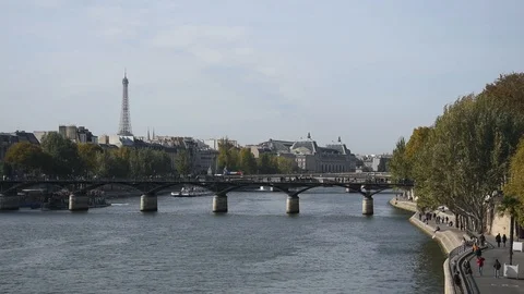 Cityscape of Paris Stock Footage 97278796