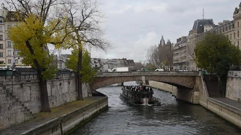 Cityscape of Paris Stock Footage 99516163