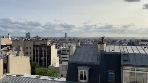Cityscape in Paris Stock Footage 346501102