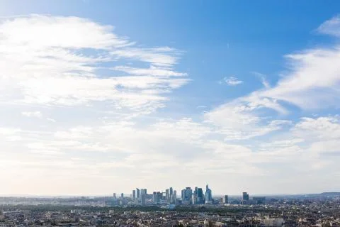 Cityscape of Paris Foto stock