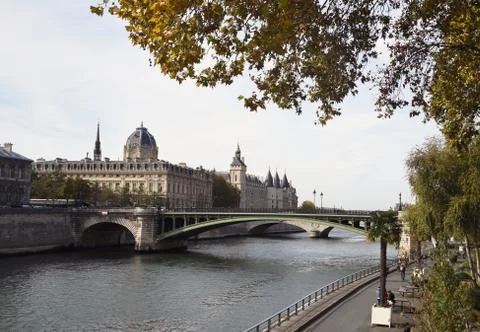 Cityscape of Paris Stock Photos