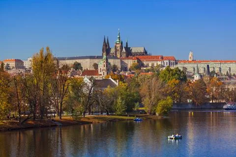 Cityscape of Prague - Czech Republic Stock Photos