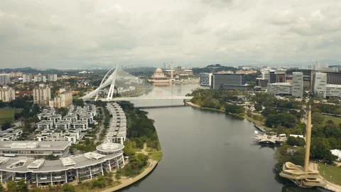 Cityscape of Putrajaya Stock Footage 229836211
