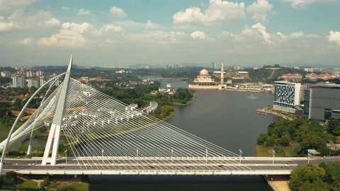 Cityscape of Putrajaya Stock Footage 230079143