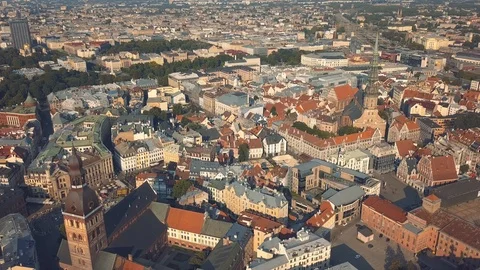Cityscape of Riga Stock Footage 92759248