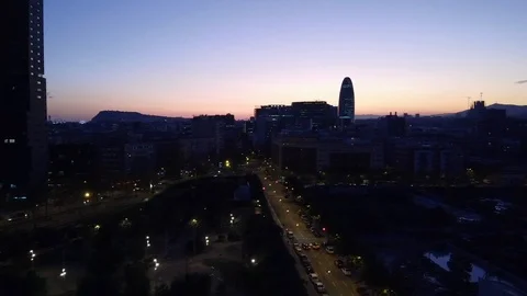Cityscape right pan Video stock 121272117