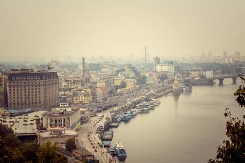 Cityscape by the River Фото