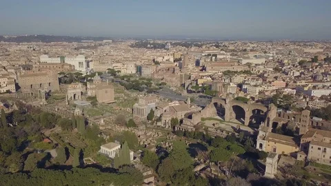 Cityscape of Rome Stock Footage 84832245