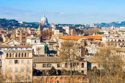 Cityscape of Rome Stock Photos