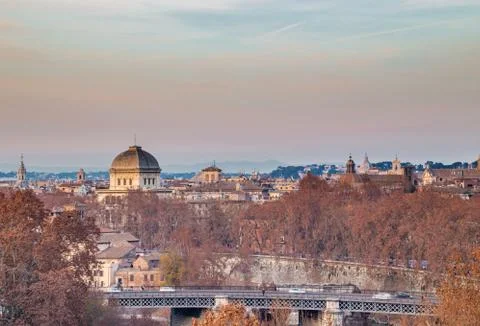 Cityscape of Rome Stock Photos