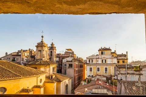 Cityscape of Rome Stock Photos
