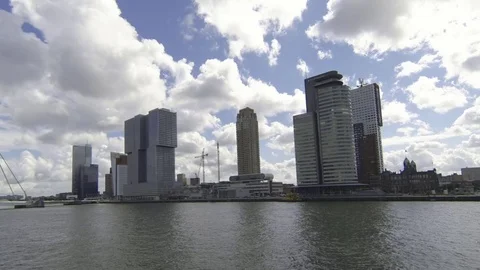 Cityscape of Rotterdam Stock Footage 70891578