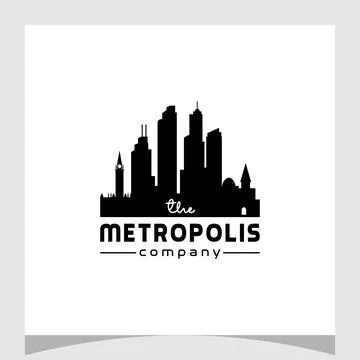 Cityscape Silhouette Stock Illustration