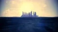 Cityscape skyline ocean rising sea level silhouette skyscraper future island 4k 4k or 4k+ Resolution