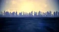 Cityscape skyline ocean rising sea level silhouette skyscraper future climate 4k 4k or 4k+ Resolution