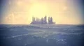 Cityscape skyline ocean rising sea level silhouette skyscraper future island 4k 4k or 4k+ Resolution