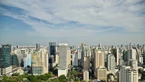 Cityscape Skyline  Timelapse Stock Footage 98496197
