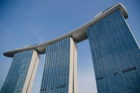 Cityscape skyscraper architecture sunset Stock Photos