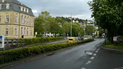 Cityscape of Stuttgart in May 動画素材 123814146