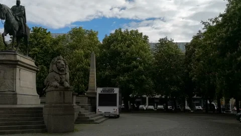 Cityscape of Stuttgart in May 库存影片 123814160