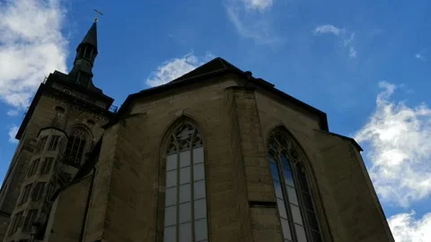 Cityscape of Stuttgart in May 库存影片 123814243