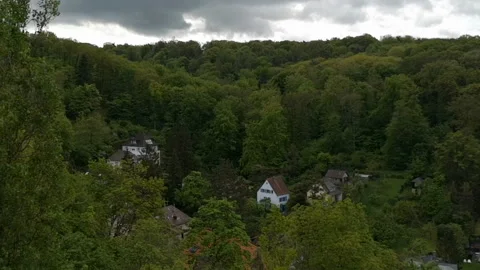 Cityscape of Stuttgart in May Vídeo Stock 123815366