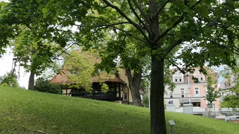 Cityscape of Stuttgart in May 库存影片 123815992