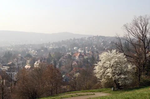 Cityscape of Stuttgart Stock Photos