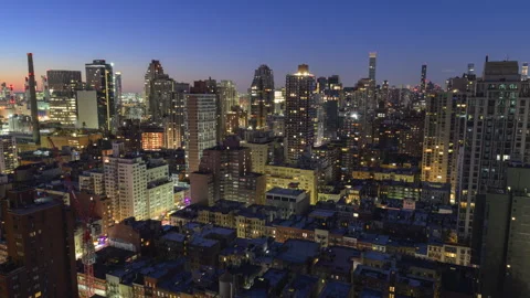 Cityscape Sunrise Timelapse Stock Footage 261205409