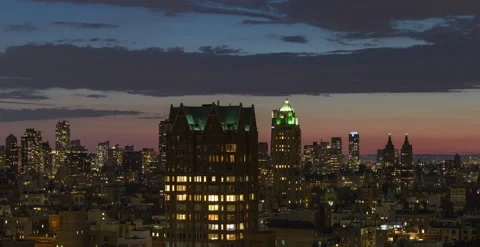 Cityscape Sunset (3 of 3) Stock Footage 153172630