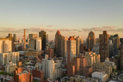 Cityscape Sunset to Night Stock Footage 194982005