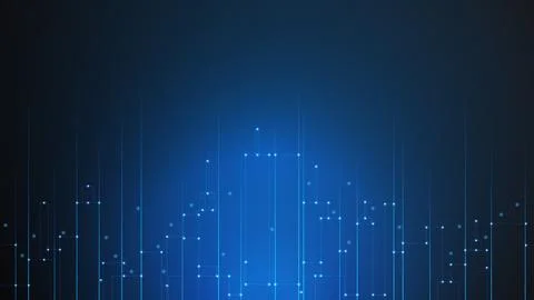 Cityscape technology background concept. Stock Illustration