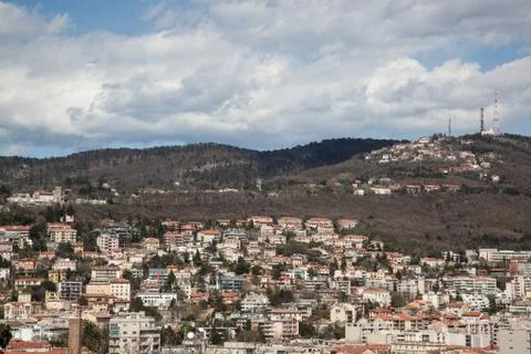 Cityscape of Trieste Stock Photos